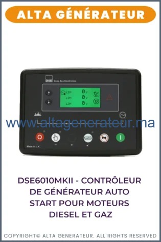 DSE6010MKII Contrôleur de Générateur Auto Start pour Moteurs Diesel et Gaz