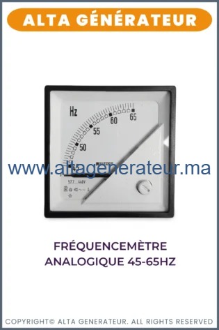 Fréquencemètre Analogique 45-65Hz