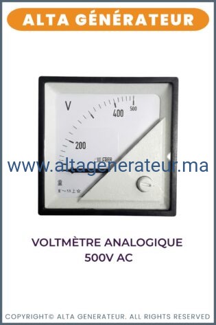 Voltmètre analogique 500V